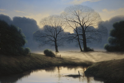 Nature's Early Morning Mist by Michael John Hill Pricing Limited Edition Print image