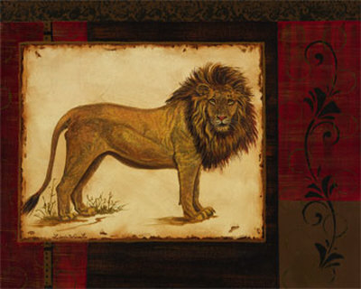Savanna Lion by Linda Wacaster Pricing Limited Edition Print image