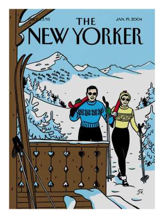 The New Yorker Cover - January 19, 2004 by Jean Claude Floc'h Pricing Limited Edition Print image