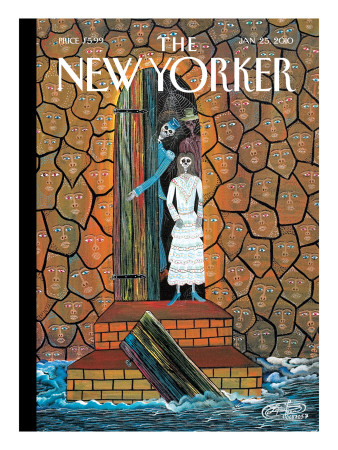 The New Yorker Cover - January 25, 2010 by Frantz Zephirin Pricing Limited Edition Print image