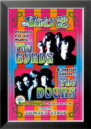 The Byrds And The Doors At The Whiskey A-Go-Go by Dennis Loren Pricing Limited Edition Print image