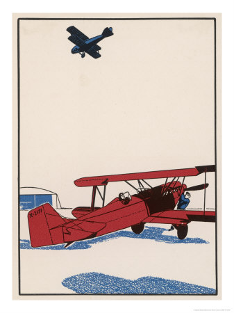The Boeing 40A Is Designed As A Mail Carrier, It Can Carry 500 Kg Of Mail by Edward Shenton Pricing Limited Edition Print image