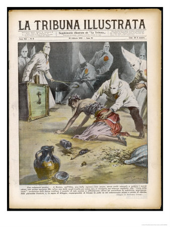 Woman Tarred By Kkk by Vittorio Pisani Pricing Limited Edition Print image
