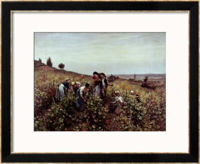 Gathering Grapes by Daniel Ridgway Knight Pricing Limited Edition Print image