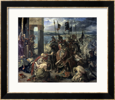 Prise De Constantinople Par Les Croises by Eugene Delacroix Pricing Limited Edition Print image