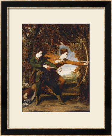 The Archers: A Double Portrait Of Colonel John Dyke Acland And Thomas Townsend, 1769 by Joshua Reynolds Pricing Limited Edition Print image