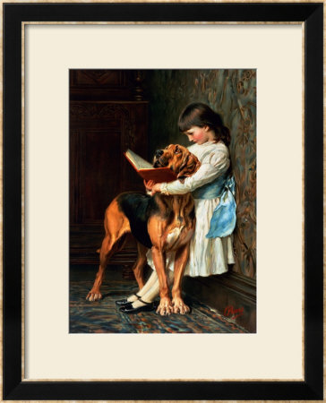 Naughty Boy Or Compulsory Education by Briton Rivière Pricing Limited Edition Print image