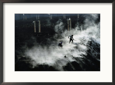 Workers At The Blue Plains Waste Water Treatment Plant Intercept Sewage by Robert Madden Pricing Limited Edition Print image