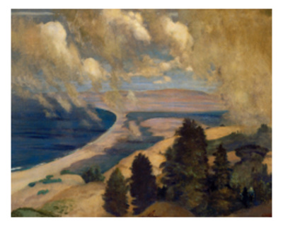 Pacific Parnassus, Mount Tamalpais, Ca. 1905 by Arthur Bowen Davies Pricing Limited Edition Print image