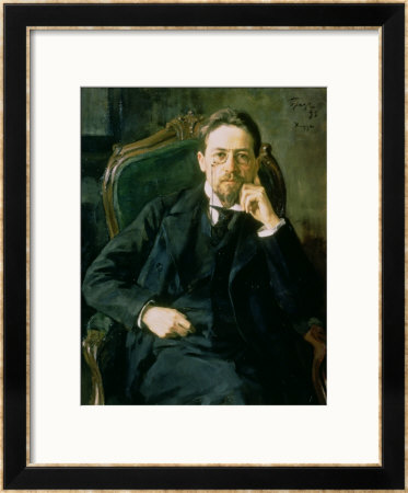 Portrait Of Anton Pavlovich Chekhov, 1898 by Osip Emmanuilovich Braz Pricing Limited Edition Print image