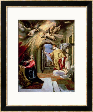 The Annunciation, Circa 1570-73 by El Greco Pricing Limited Edition Print image