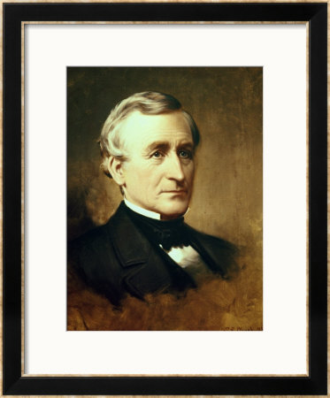Portrait Of Charles Wilkes (1798-1877) 1870 by Samuel Bell Waugh Pricing Limited Edition Print image