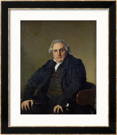 Louis-Francois Bertin (1766-1841) 1832 by Jean-Auguste-Dominique Ingres Pricing Limited Edition Print image