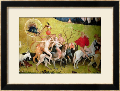 The Garden Of Earthly Delights: Allegory Of Luxury, Central Panel Of Triptych by Hieronymus Bosch Pricing Limited Edition Print image