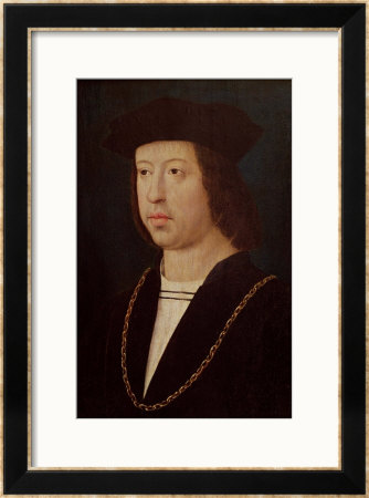 Portrait Of Ferdinand Ii King Of Spain by Master Of The Legend Of St. Madeleine Pricing Limited Edition Print image