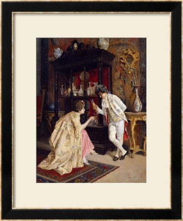 The Connoisseurs, 1873 by E. Fornari Pricing Limited Edition Print image