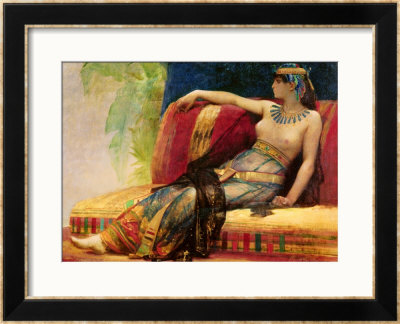 Cleopatra (69-30 Bc), Preparatory Study For Cleopatra Testing Poisons On The Condemned Prisoners by Alexandre Cabanel Pricing Limited Edition Print image