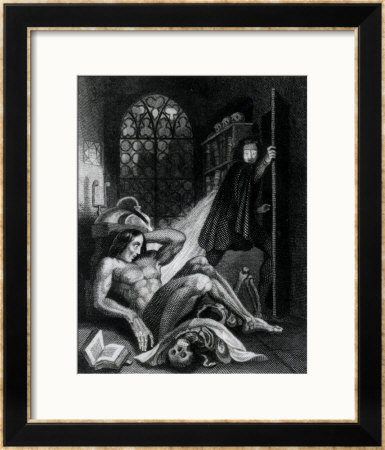 Illustration From Frankenstein By Mary Shelley by Theodor M. Von Holst Pricing Limited Edition Print image