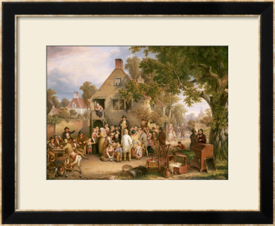 An Auction In A Village by Edwin Cockburn Pricing Limited Edition Print image