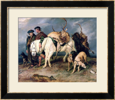 The Deerstalkers' Return, 1827 by Edwin Henry Landseer Pricing Limited Edition Print image