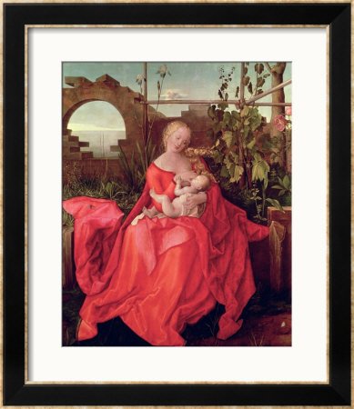 Virgin And Child Madonna With The Iris, 1508 by Albrecht Durer Pricing Limited Edition Print image