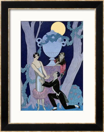 Avarice, 1924 by Georges Barbier Pricing Limited Edition Print image