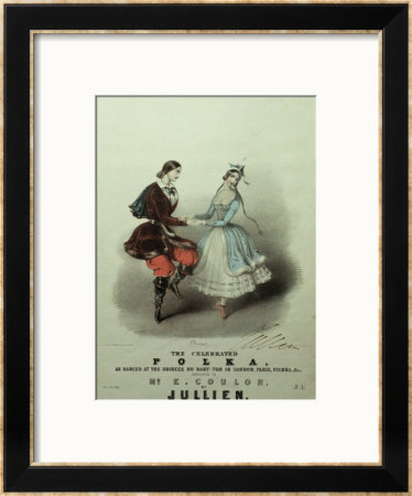 The Celebrated Polka, Song Sheet, 1840 by John Brandard Pricing Limited Edition Print image
