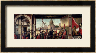 The Arrival Of The English Ambassadors, From The St. Ursula Cycle, 1498 by Vittore Carpaccio Pricing Limited Edition Print image
