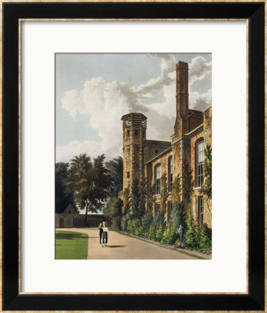 Part Of St. Peter's College (Peterhouse) From The Private Garden, Cambridge by William Westall Pricing Limited Edition Print image
