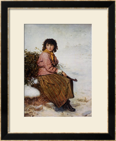 The Mistletoe Gatherer, 1894 by John Everett Millais Pricing Limited Edition Print image