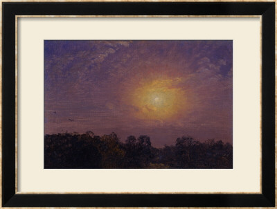Evening, 1859 by Jasper Francis Cropsey Pricing Limited Edition Print image