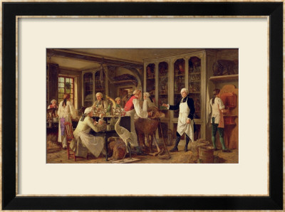 Louis Jean Marie Daubenton In His Laboratory, 1873 by Benjamin Eugene Fichel Pricing Limited Edition Print image