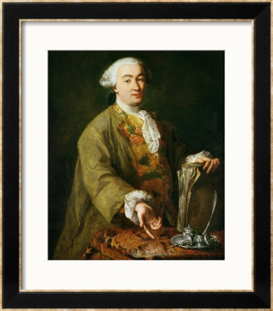 Portrait Of Carlo Goldoni by Alessandro Longhi Pricing Limited Edition Print image