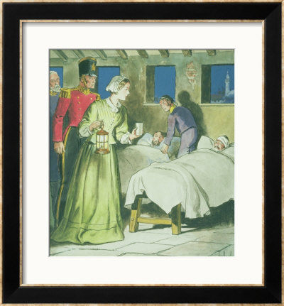 Florence Nightingale From Peeps Into The Past, Published Circa 1900 by Trelleek Pricing Limited Edition Print image