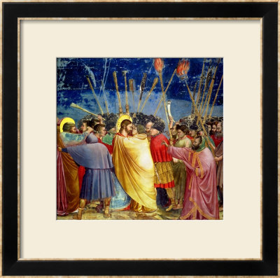 The Betrayal Of Christ, Circa 1305 by Giotto Di Bondone Pricing Limited Edition Print image