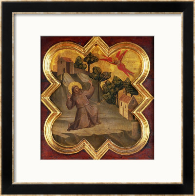 St. Francis Receiving The Stigmata by Taddeo Gaddi Pricing Limited Edition Print image