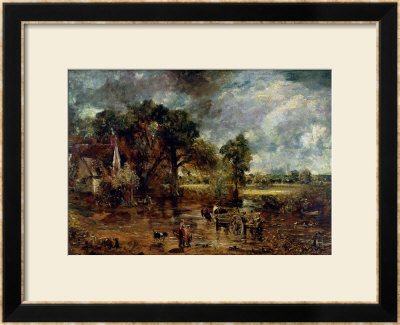Full Scale Study For The Hay Wain, Circa 1821 by John Constable Pricing Limited Edition Print image