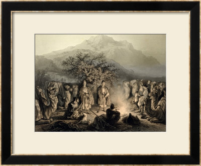 Caravan Of Armenian Merchants, Transcaucasia by Grigori Grigorevich Gagarin Pricing Limited Edition Print image