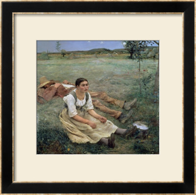 The Haymakers, 1877 by Jules Bastien-Lepage Pricing Limited Edition Print image
