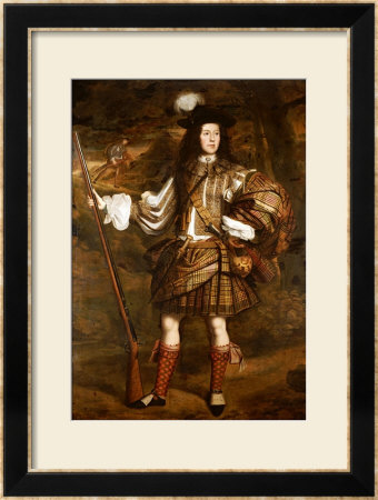 A Highland Chieftain: Portrait Of Lord Mungo Murray (1668-1700) by John Michael Wright Pricing Limited Edition Print image
