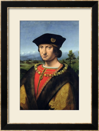 Portrait Of Charles D'amboise (1471-1511) Marshal Of France by Antonio Da Solario Pricing Limited Edition Print image