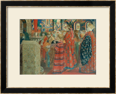 Seventeenth Century Russian Women At Church, 1899 by Andrei Petrovich Ryabushkin Pricing Limited Edition Print image