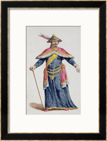 Yu Emperor Of China From Receuil Des Estampes, Representant Les Rangs Et Les Dignites by Pierre Duflos Pricing Limited Edition Print image