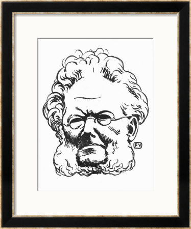 Henrik Ibsen by Félix Vallotton Pricing Limited Edition Print image