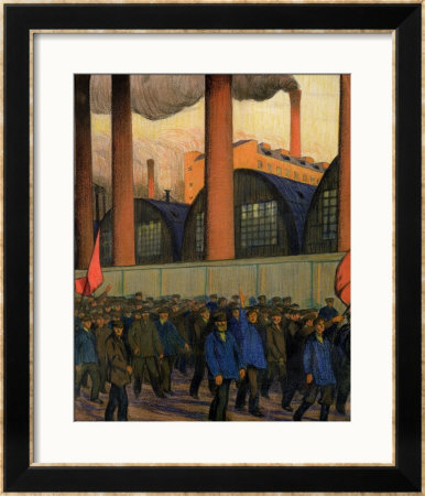 Strike by Boris Kustodiyev Pricing Limited Edition Print image