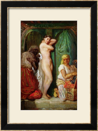 The Bath In The Harem, 1849 by Theodore Chasseriau Pricing Limited Edition Print image
