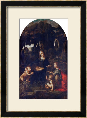 Madonna Of The Rocks, Circa 1478 by Leonardo Da Vinci Pricing Limited Edition Print image