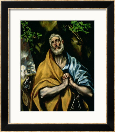 The Tears Of St. Peter, Late 1580S by El Greco Pricing Limited Edition Print image