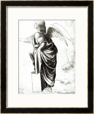 Study Of An Angel by Leonardo Da Vinci Pricing Limited Edition Print image