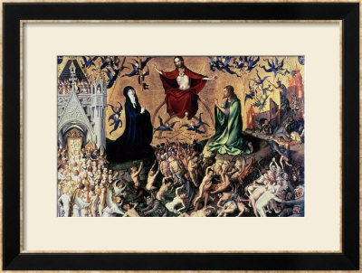 The Last Judgement by Stephan Lochner Pricing Limited Edition Print image